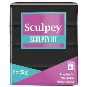 Pâte III black - 57 gr - Sculpey