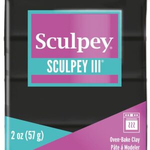 Pâte III black - 57 gr - Sculpey