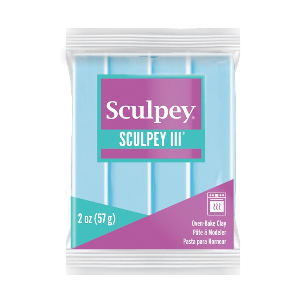 Pâte III aqua - 57 gr - Sculpey