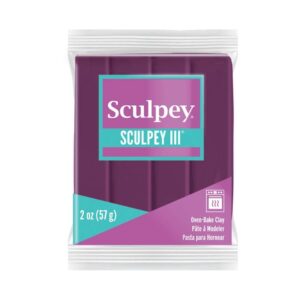 Pâte III plum 57 gr - Sculpey