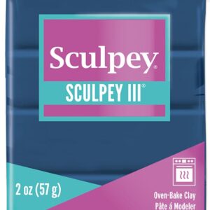 Pâte III navy pearl - 57 gr - Sculpey
