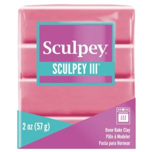 Pâte III candy pink - 57 gr - Sculpey