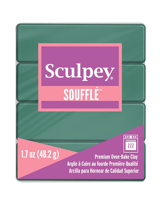Souffle jade - pâte 48 gr - Sculpey