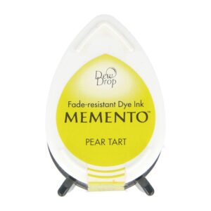 Goutte d'encre pear tart - Memento Tsukineko