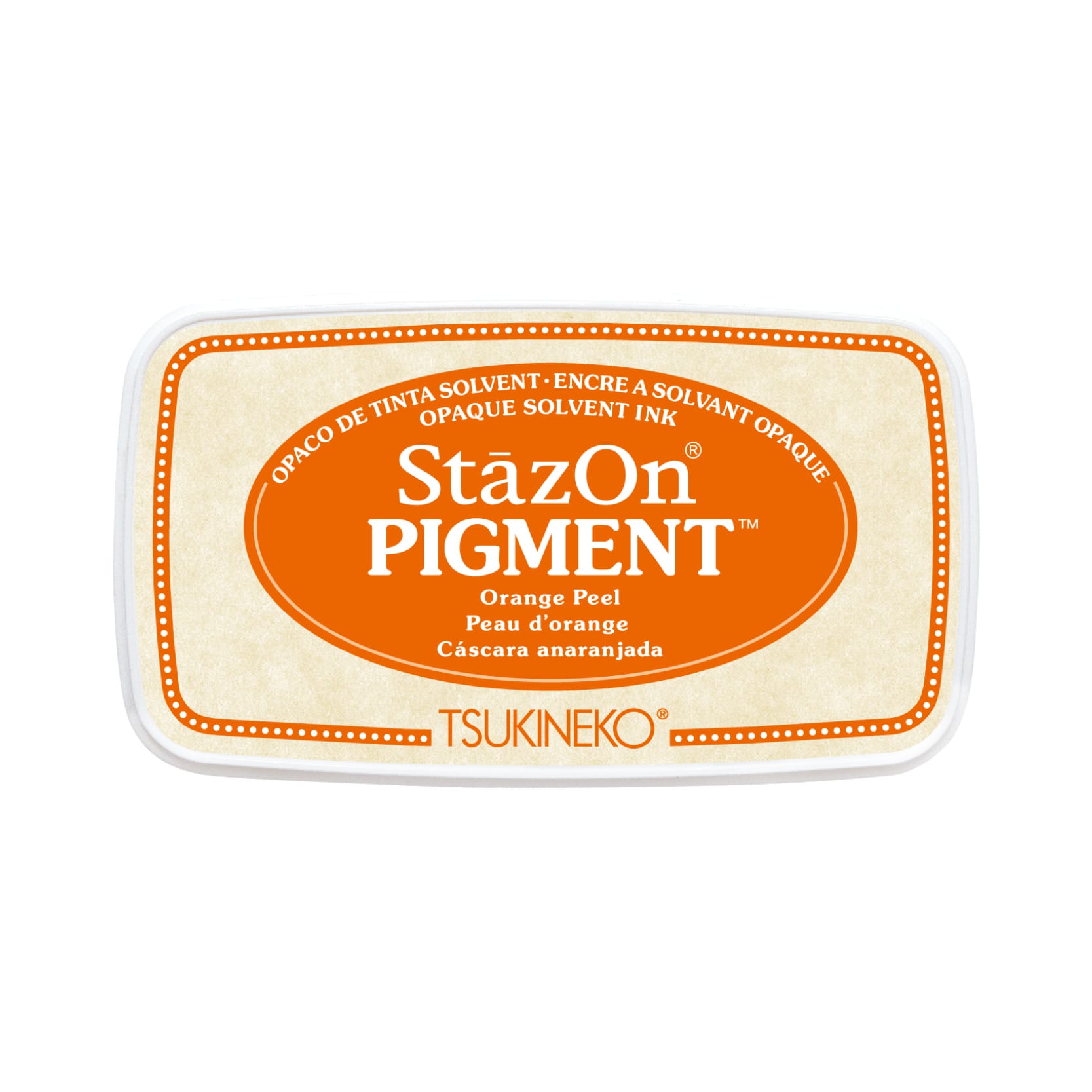 Encreur orange peel Stazon pigment - Tsukineko