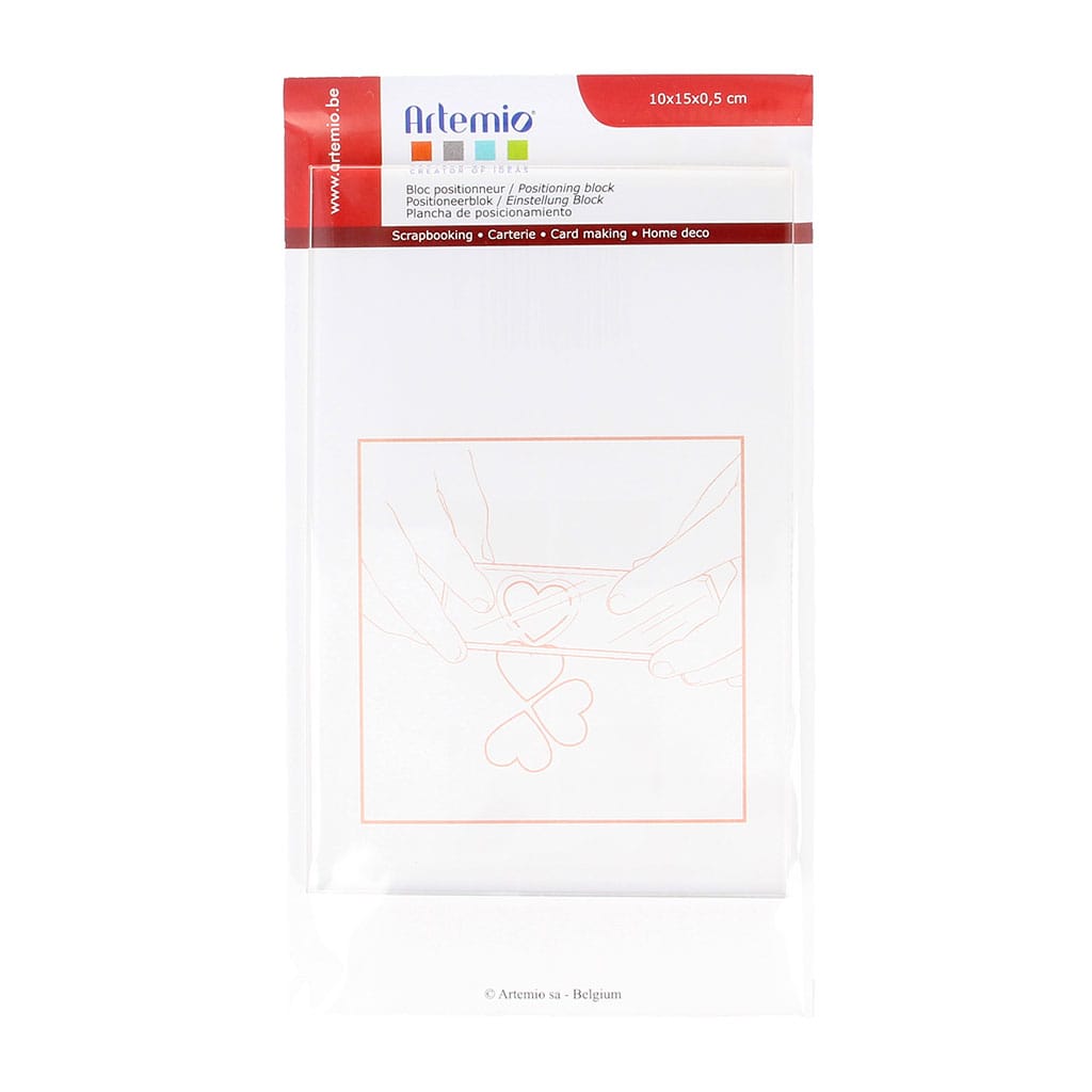 Bloc positionneur 15x10x0.5 cm - Artemio