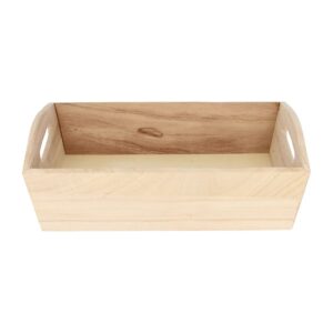 Corbeille rectangulaire 28x14x9 cm bois - Artemio