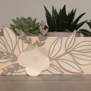 Corbeille rectangulaire 28x14x9 cm bois - Artemio