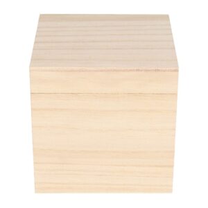 Boîte carrée 12x12x12 cm bois - Artemio