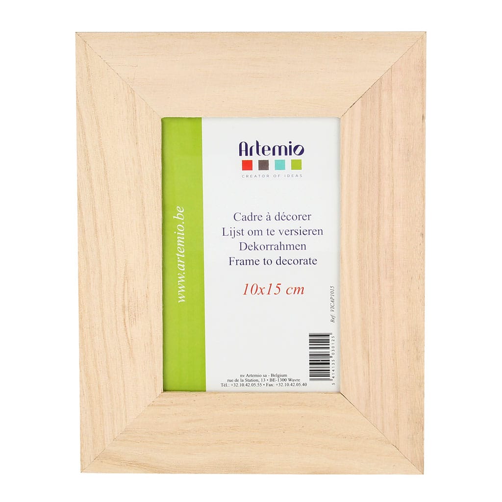 Cadre photo 18x23 cm - bois - Artemio
