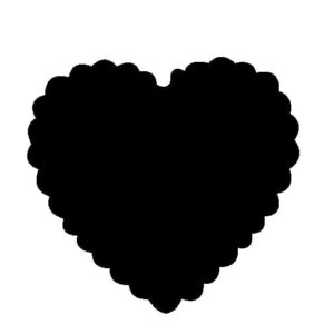 Perforatrice cœur dentelé 3.5x3,3 cm - Artemio