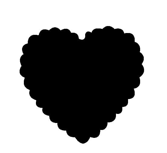 Perforatrice cœur dentelé 3.5x3,3 cm - Artemio