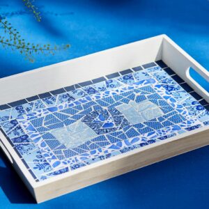 Plateau rectangulaire 25x35 cm bois - Artemio