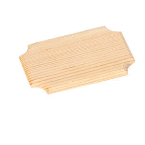 Plaque de porte 16x10 cm bois - Artemio