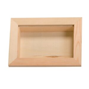 Vitrine avec plexiglas 12x16 cm bois - Artemio